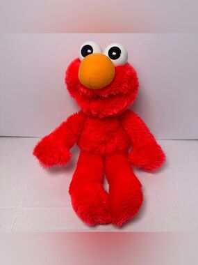 VTG 1994 SESAME STREET ELMO Stuffed Animal Plush 16”-Red-Clean-Soft-Travel Buddy